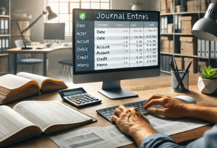 creating journal entries in QuickBooks Online