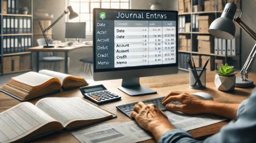 creating journal entries in QuickBooks Online