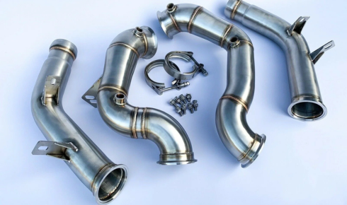 mercedes e63 downpipe install